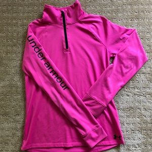Pink Under Armour Quarter Zip
